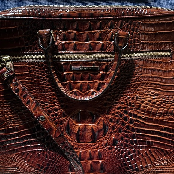 Brahmin Pecan Melbourne computer bag - Picture 2 of 3